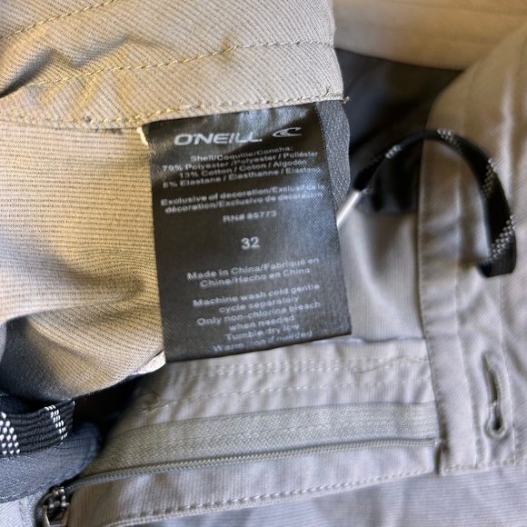 O'Neill Crossover Gray Shorts - Picture 7 of 8